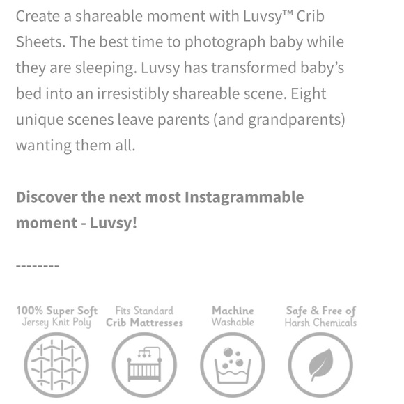 NWT Luvsy Winter Snowy Sled Instagramable Fitted Jersey Knit Crib Mattress Sheet - Picture 4 of 5